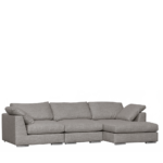 Escuadra Gray con chaise lounge, 3 módulos, Cat. 2