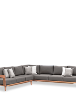 Escuadra Siena con chaise longue, exterior y tela Sunbrella