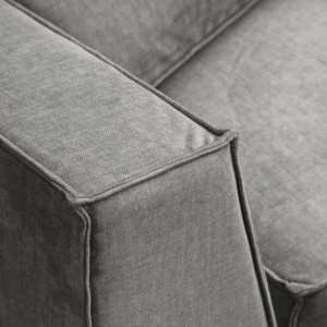 Escuadra Gray con chaise lounge large, 4 módulos, rib., Cat.2