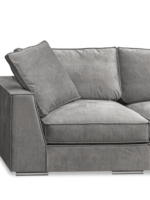 Escuadra Gray con chaise lounge large, 4 módulos, rib., Cat.2