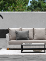 Escuadra Siena con chaise longue, exterior y tela Sunbrella