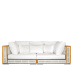 Sofá Kira c/marco tejido, exterior y tela Sunbrella