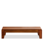Mesa Ghana central, 150x150x35h madera Coru