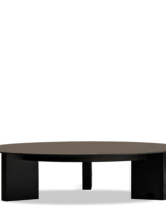 Mesa Pasadena central, cubierta cristal  100Øx35h