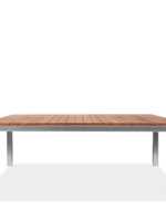 Mesa Treviso, cubierta madera Bojomah, 150x150x75h