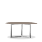 Mesa Veneto, cubierta de cristal, 140Øx75h