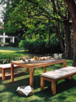 Banca Tropicana con cojín