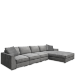 Escuadra Gray modular tela gris especial moda in casa