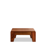 Mesa Ghana auxiliar, 90x90X35h madera Coru