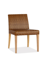 Silla Tropicana tejido sin brazos cerezo exterior moda in casa