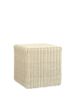 Taburete Cubo tejido