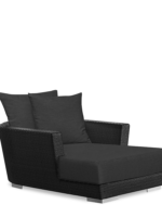 Chaise longue Kiin redondo, Tejido Moka