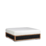 Taburete Kira tejido con marco