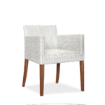 Silla Tropicana c/brazos, twisted white