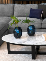 Florero Costanova, azul Ch