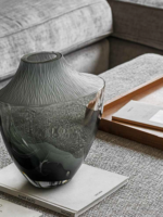 Florero Loom, cuts small. Neutral gray