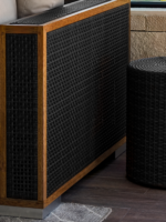 Escuadra Kira c/marco tejido, exterior y tela Sunbrella