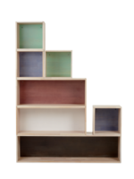 Librero Bacua,  7
  módulos